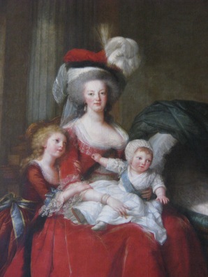 Marie-Antoinette and her children.